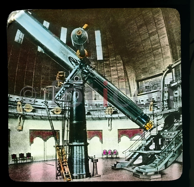 Inneres einer Sternwarte --- Interior of an observatory - Foto foticon-simon-sternenwelt-267-007.jpg | foticon.de - Bilddatenbank für Motive aus Geschichte und Kultur